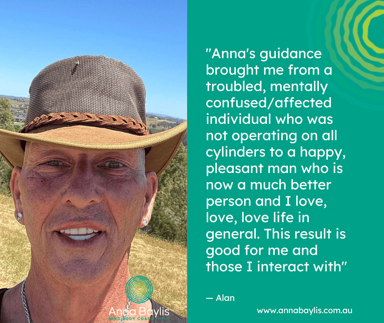 Life Coach Anna Baylis - testimonial